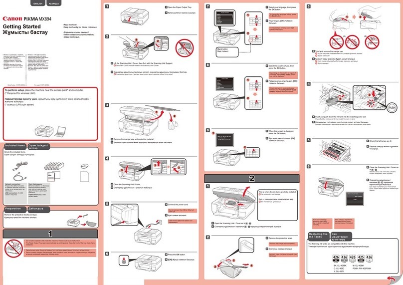Canon PIXMA MX894 User manual