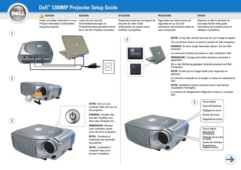 Dell 1200MP User manual Dell 1200MP User manual