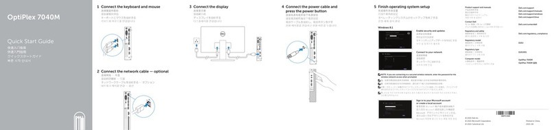 Dell OptiPlex HUB quick start guide