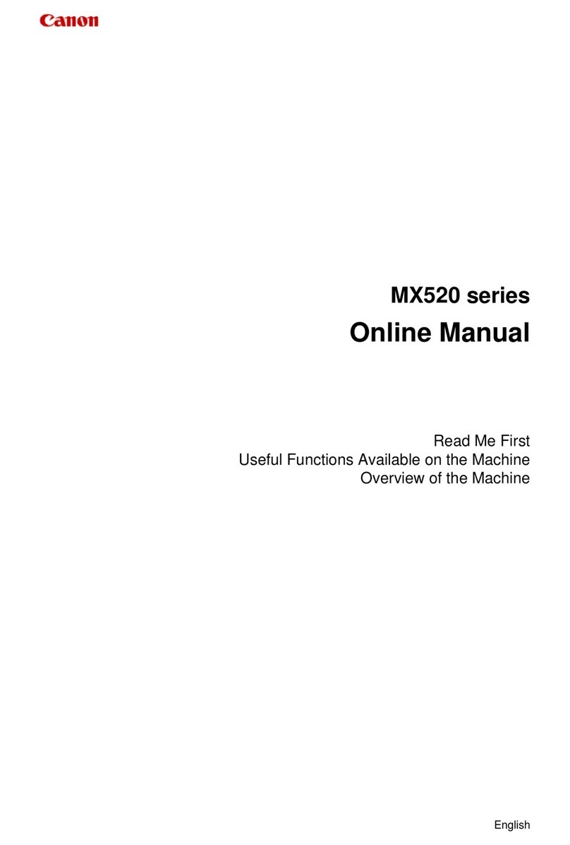 Canon MX520 series Setup guide