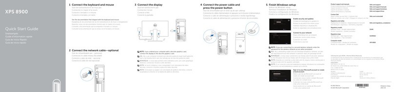 Dell XPS 8900 User manual