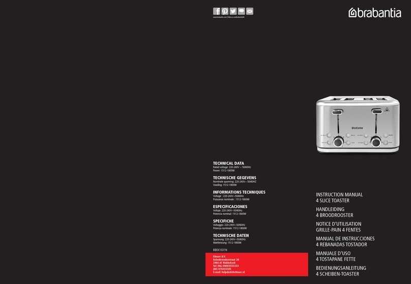 Brabantia BBEK1031N instruction manual