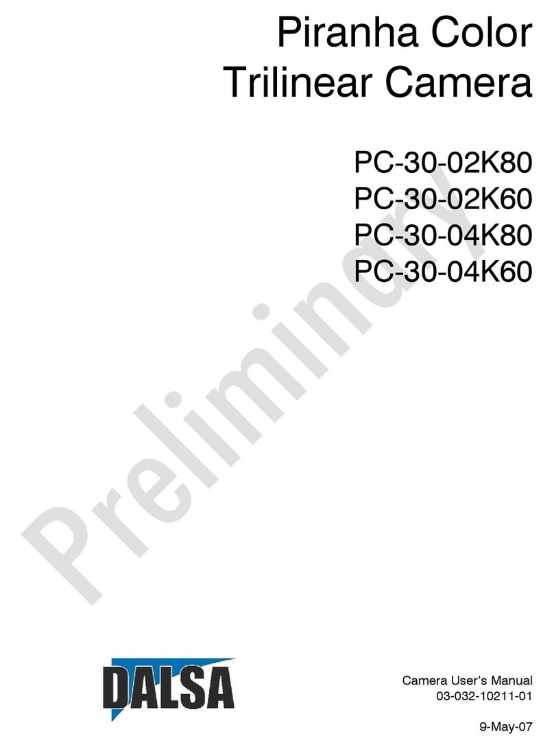 Dalsa PC-30-02K80 user manual Dalsa PC-30-02K80 user manual