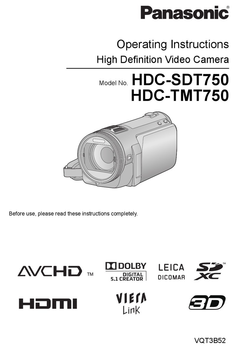 Panasonic HDC-SDT750 User manual Panasonic HDC-SDT750 User manual