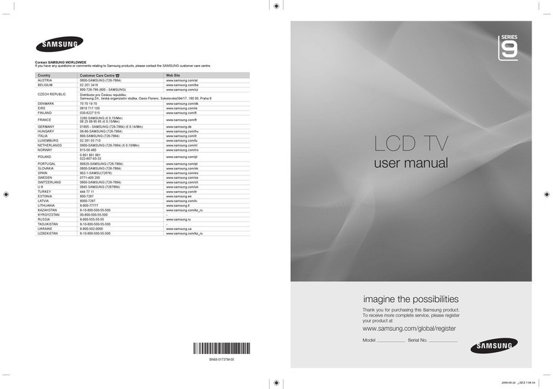 Samsung LE46A956 User manual