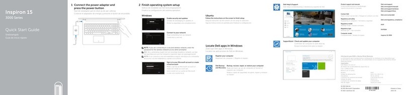 Dell Inspiron 15 3000 Series User manual