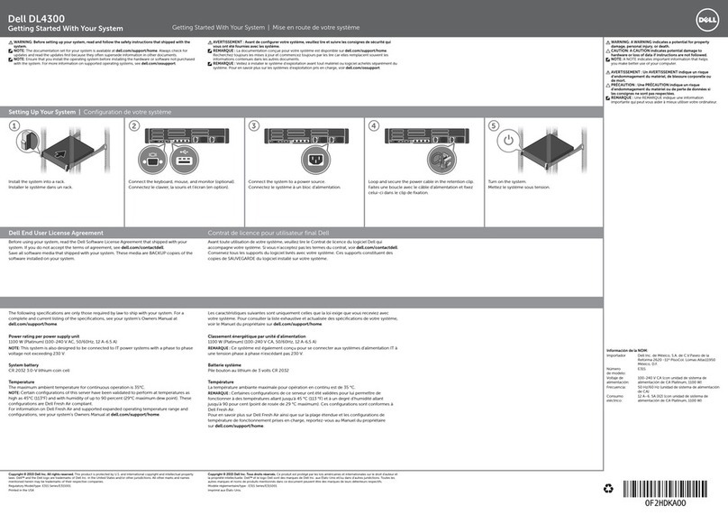 Dell DL4300 User manual