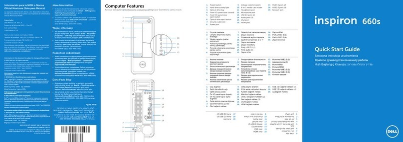 Dell Inspiron 660s User manual