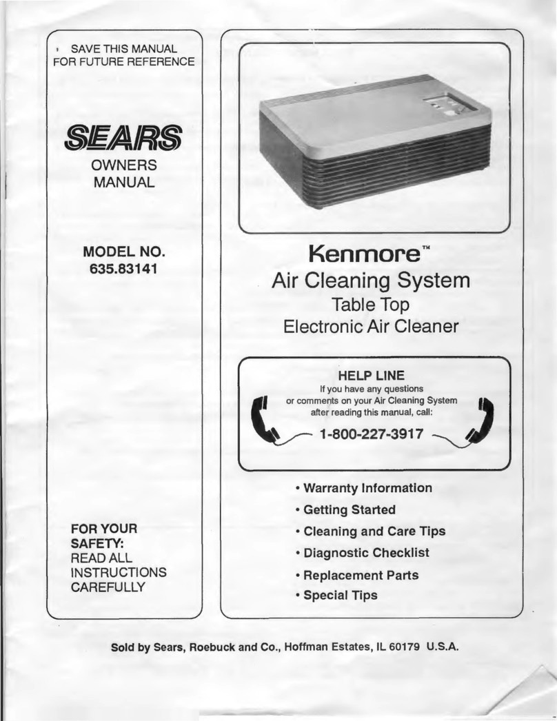 Kenmore 635.83131 owner's manual