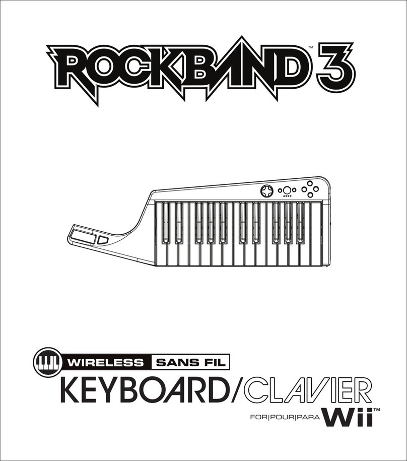 Mad Catz ROCKBAND 3 user guide