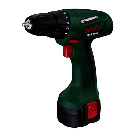 Bosch PSR 960 operating instructions