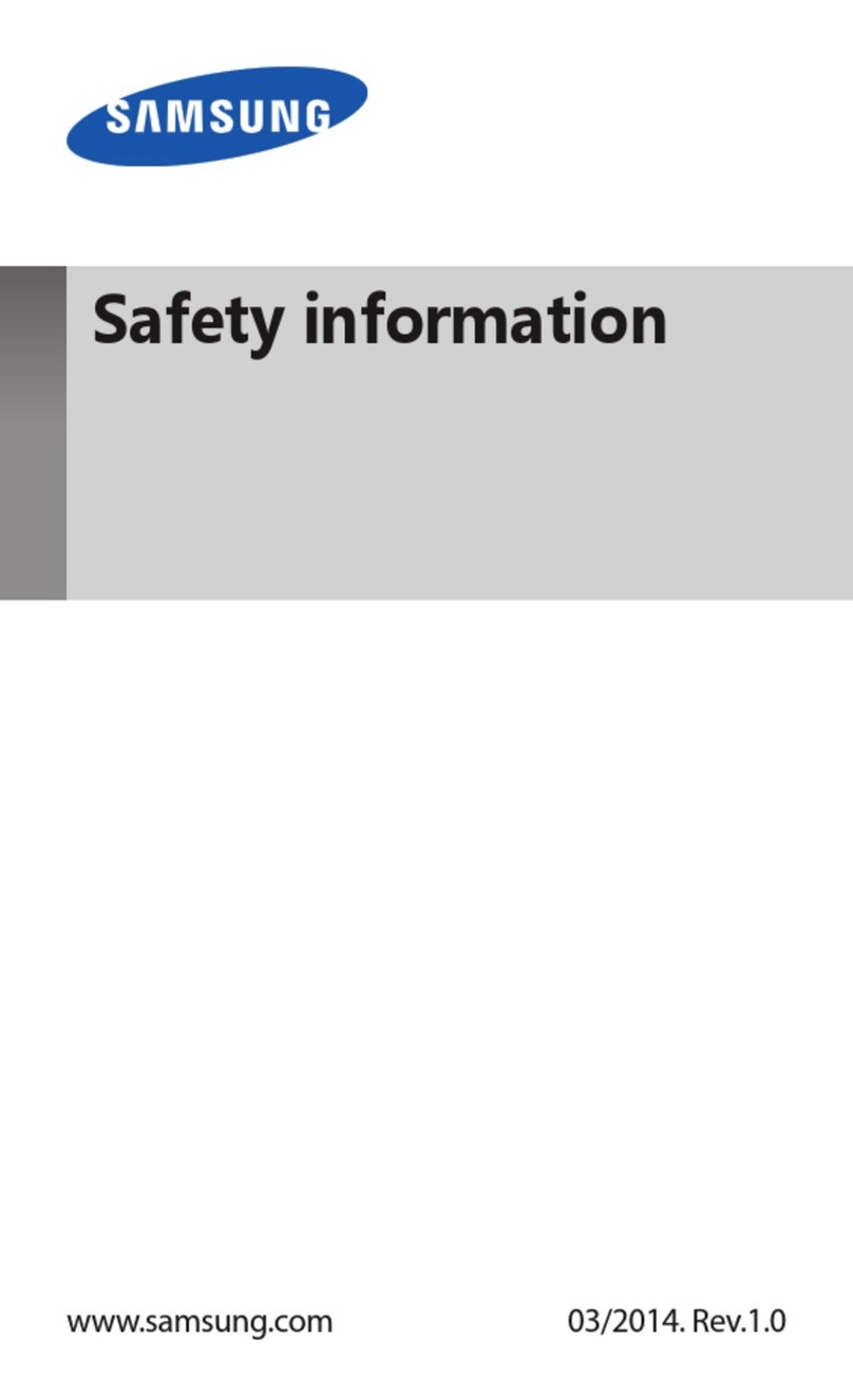 Samsung SM-R380 Safety information