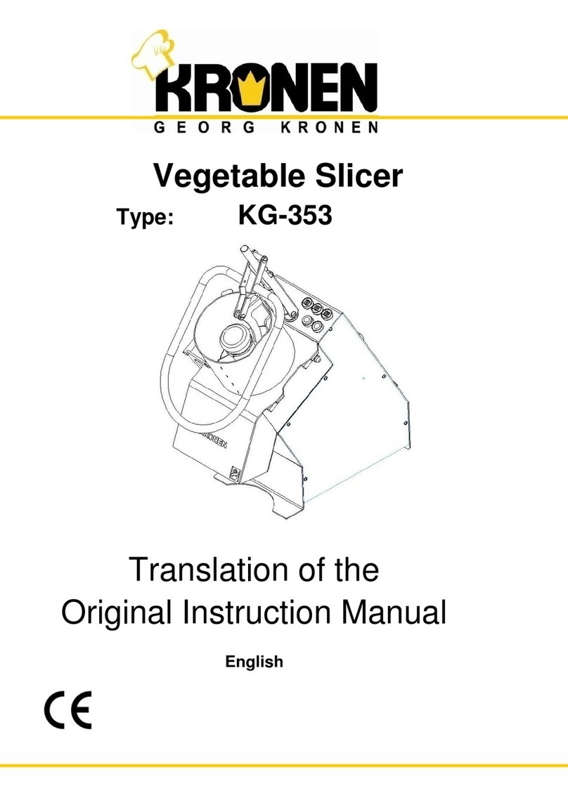 Kronen KG-353 Translation of the original instruction manual