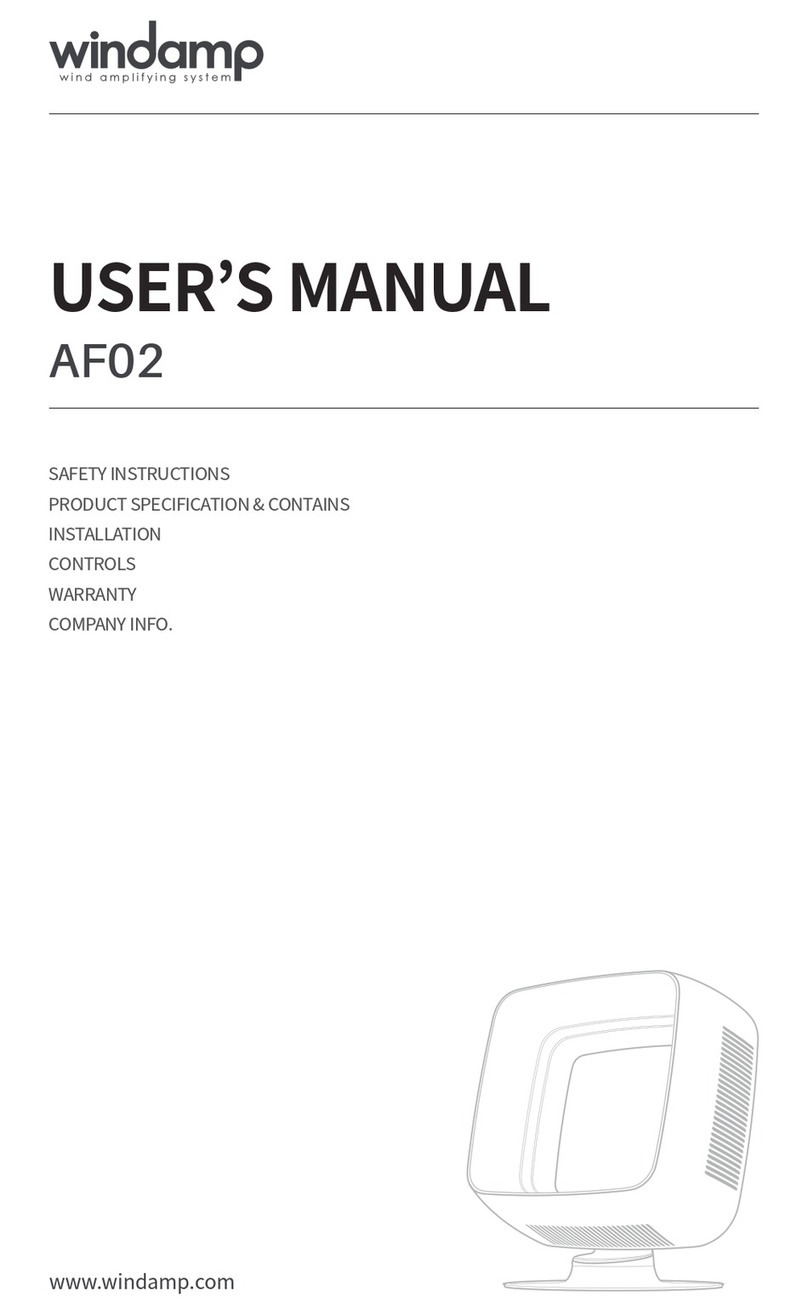 WINDAMP AF02 User manual