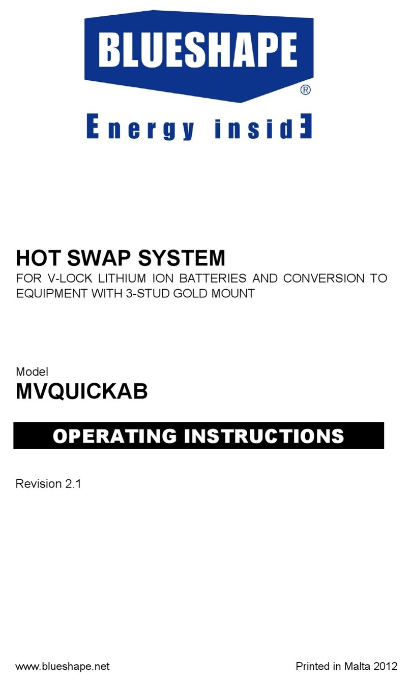 Blueshape MVQUICKAB operating instructions