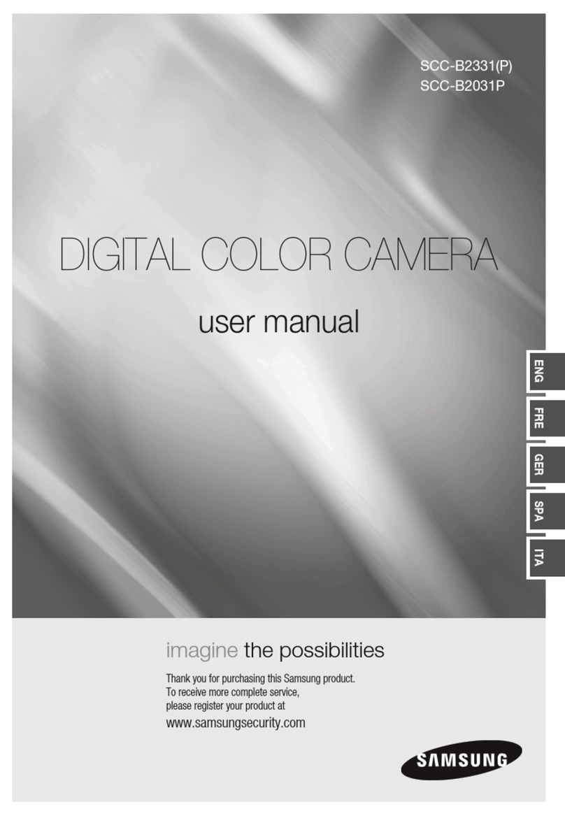 Samsung SCC-B2331P User manual