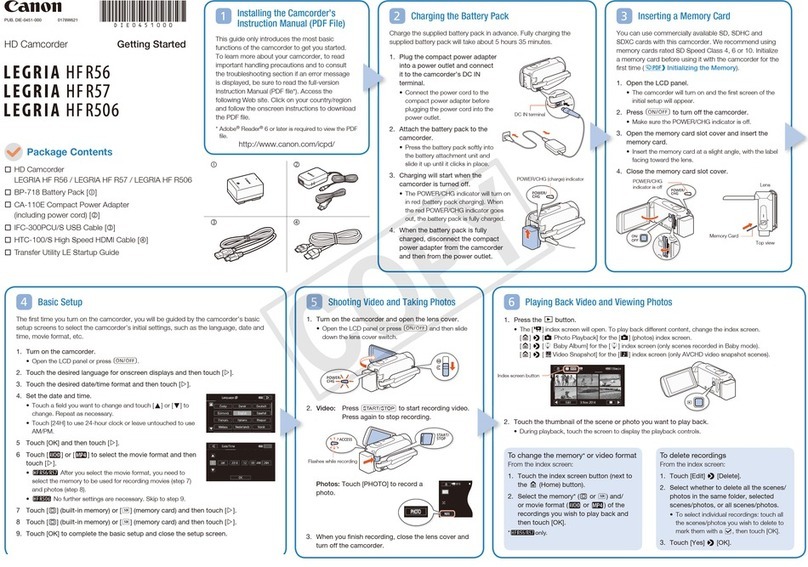 Canon LEGRIA HF R506 User manual