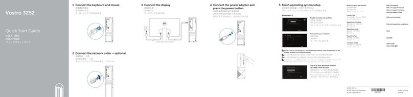 Dell Vostro 3252 User manual