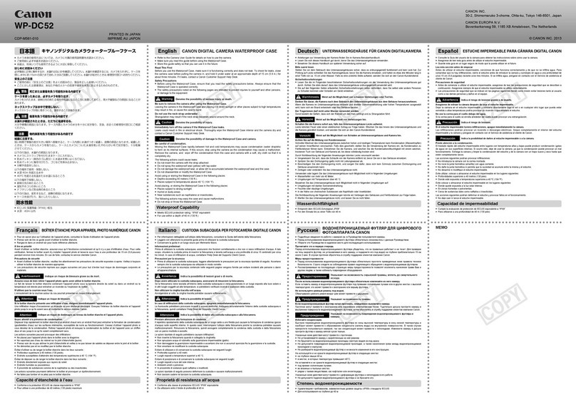 Canon WP-DC52 User manual