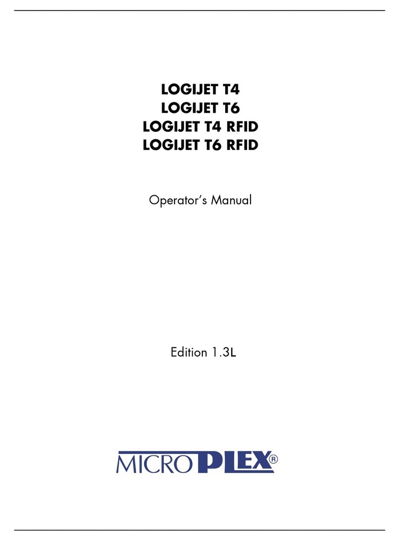 Microplex LOGIJET T4 Operator's manual