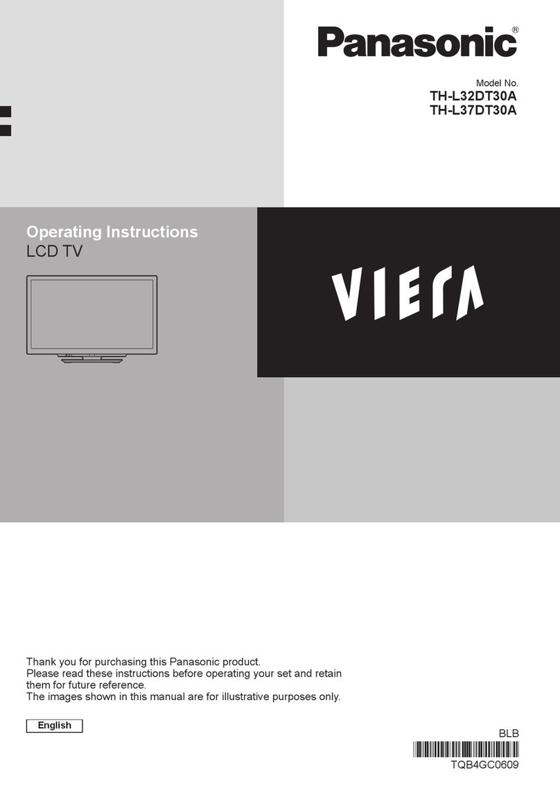 Panasonic VIERA TH-L32DT30A User manual