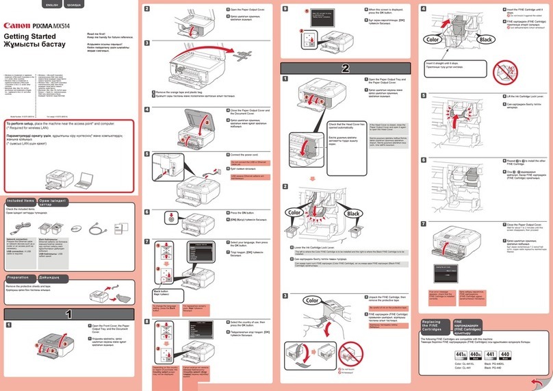 Canon PIXMA MX514 User manual Canon PIXMA MX514 User manual