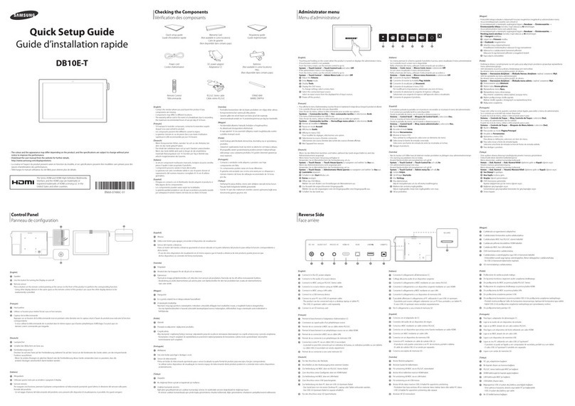 Samsung DB10E-T User manual
