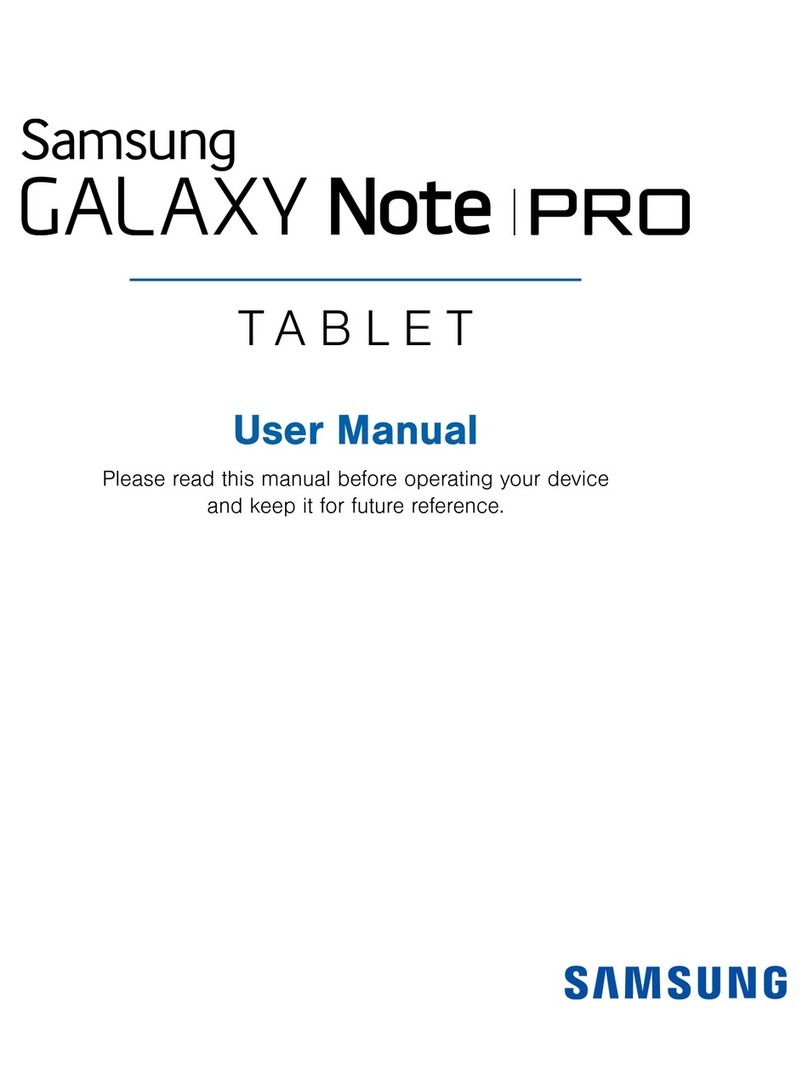 Samsung Galaxy Note PRO user manual