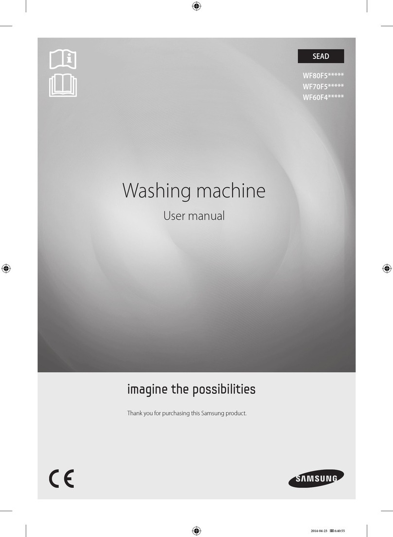 Samsung WF80F5 series user manual