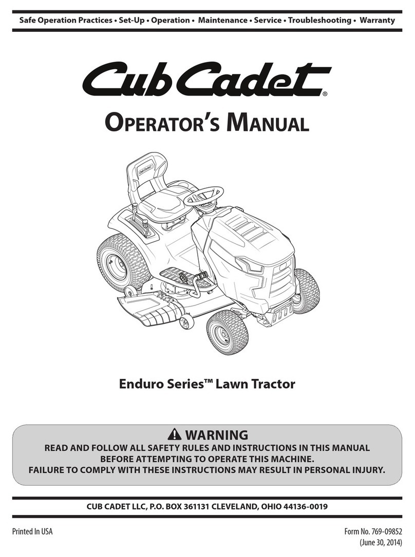 Cub Cadet Enduro Series Operator's manual