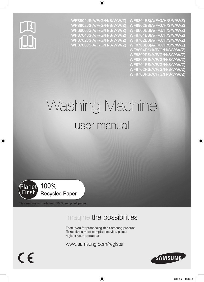 Samsung WF8804JS User manual