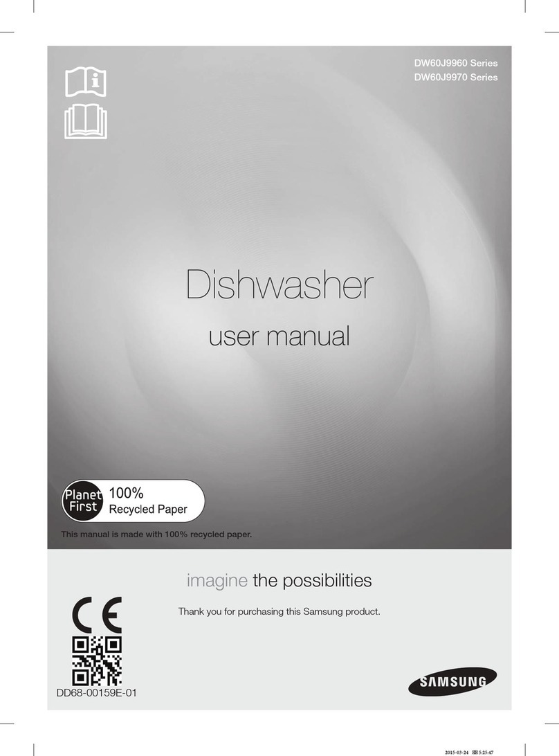 Samsung DW60J9960 Series user manual