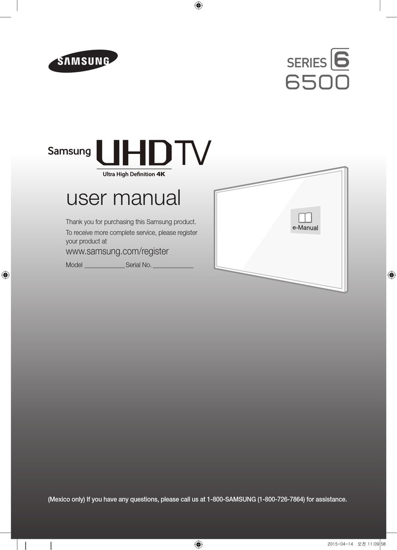 Samsung LED 6500 series user manual