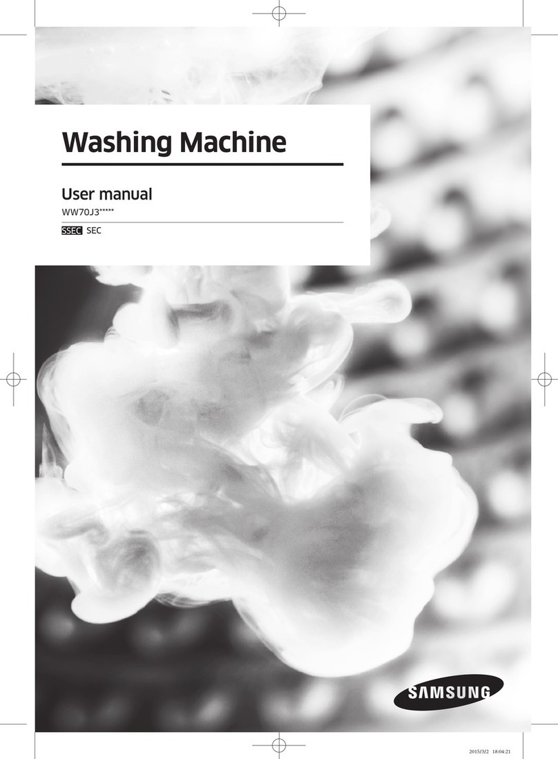Samsung WW70J3 Series user manual