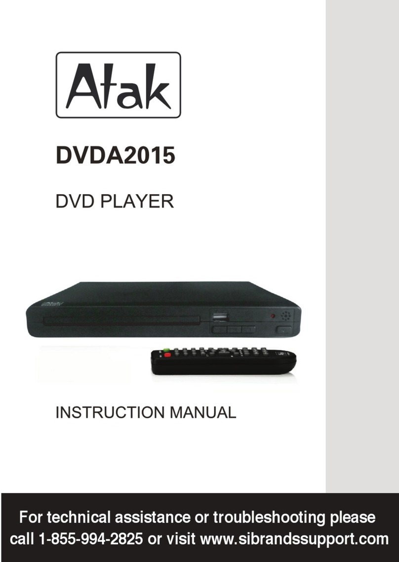 Atak DVDA2015 instruction manual