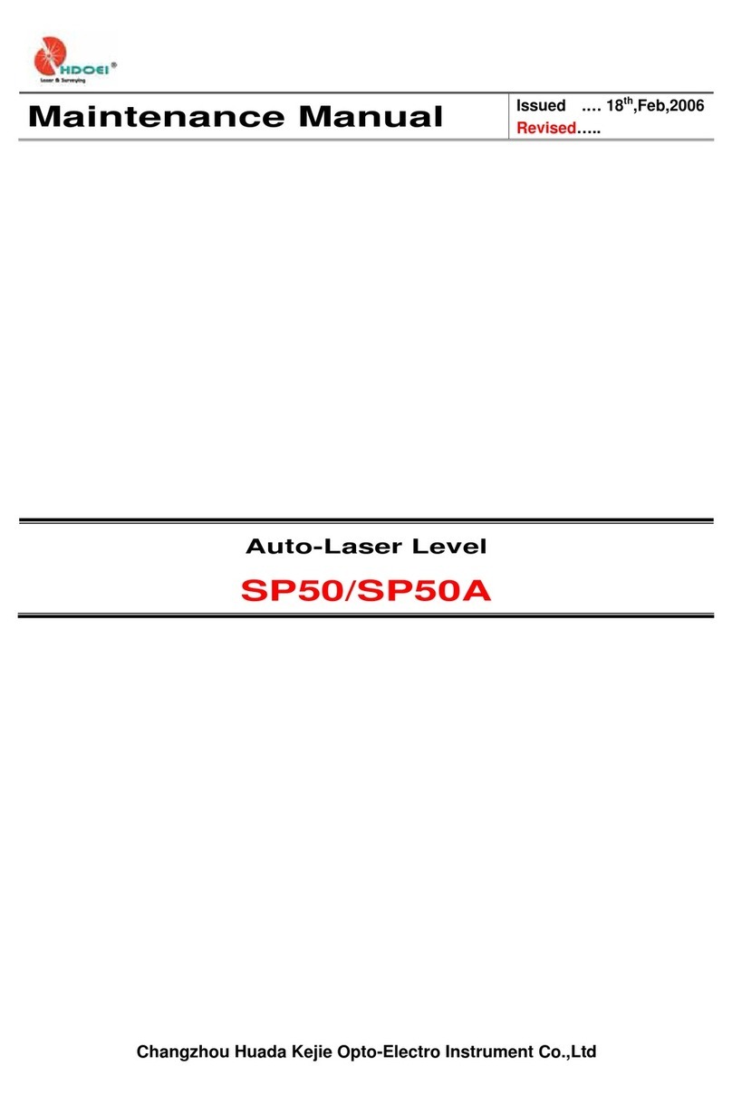 HDOEI SP50 Maintenance manual