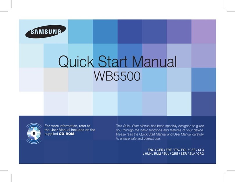 Samsung WB5500 Quick start manual