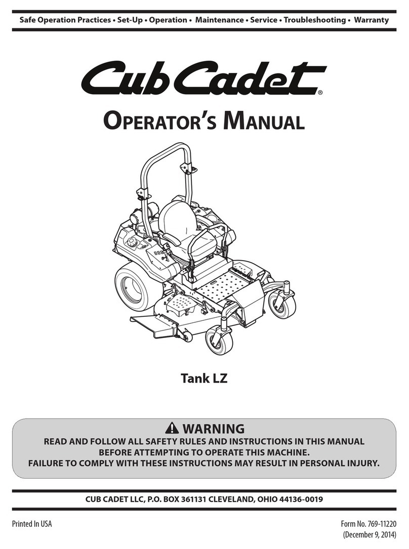 Cub Cadet Tank LZ User manual