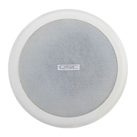 QSC AcousticCoverage AC-C4T-nb User manual