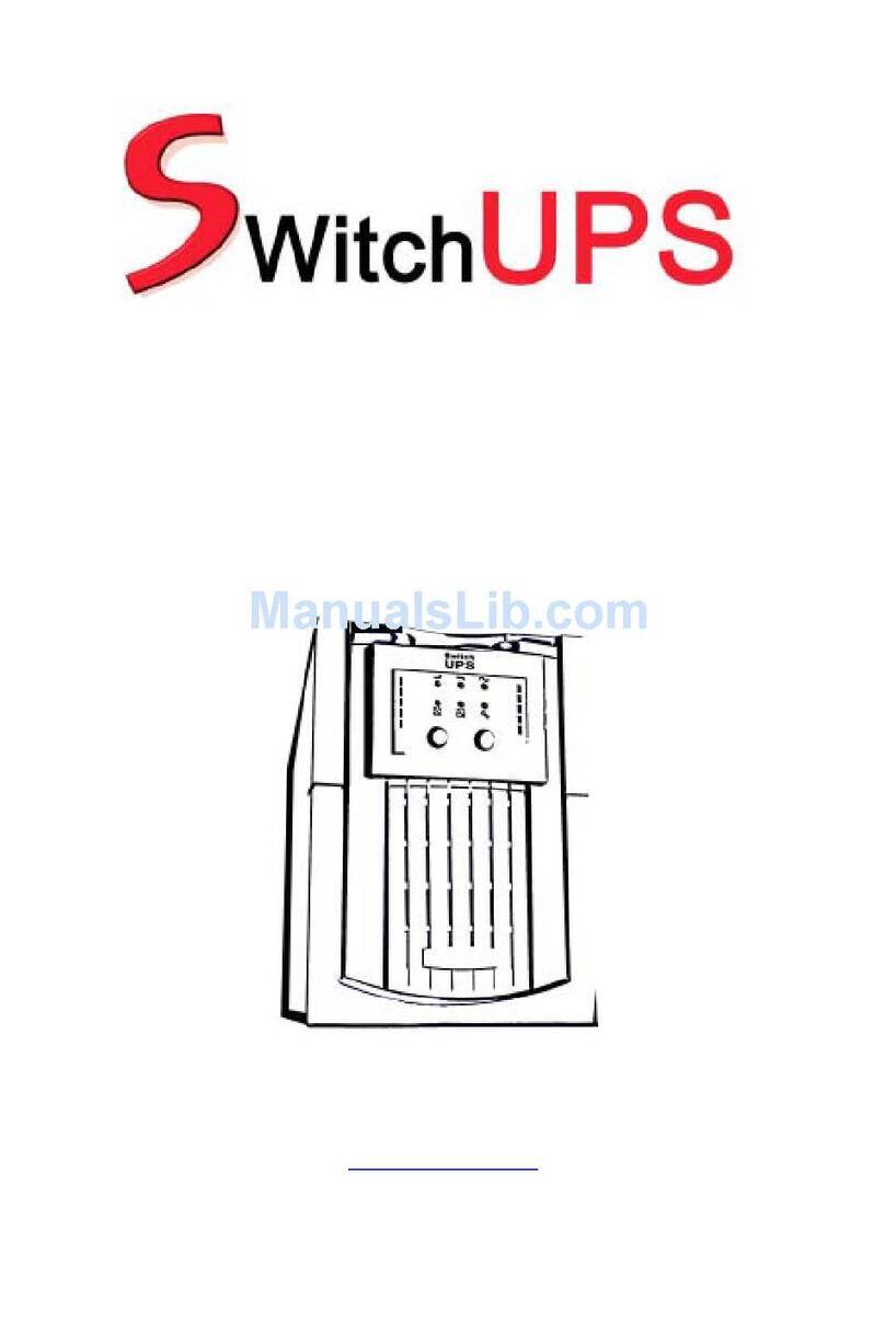 Cross SwitchUPS SU1000 user manual