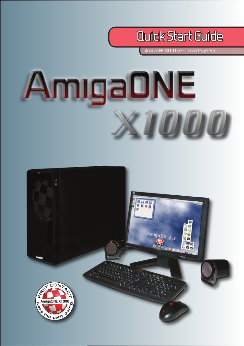 AmigaOne X1000 quick start guide