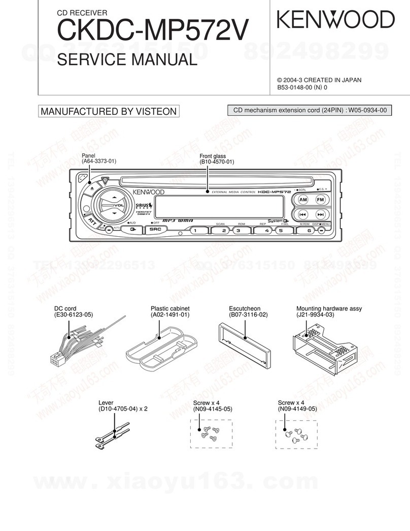 Kenwood CKDC-MP572V User manual