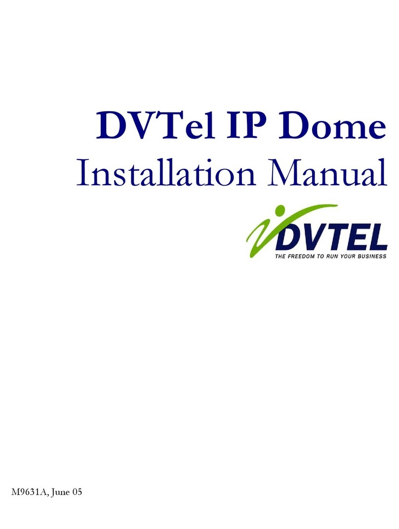 DVTEL 9600 Series installation manual