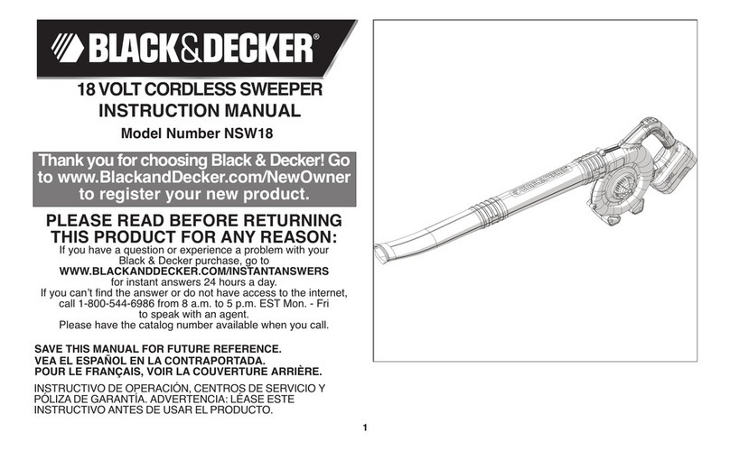 Black & Decker NSW18 User manual