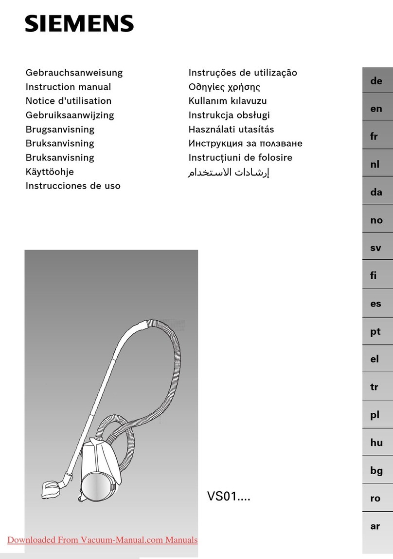 Siemens VS01 series User manual