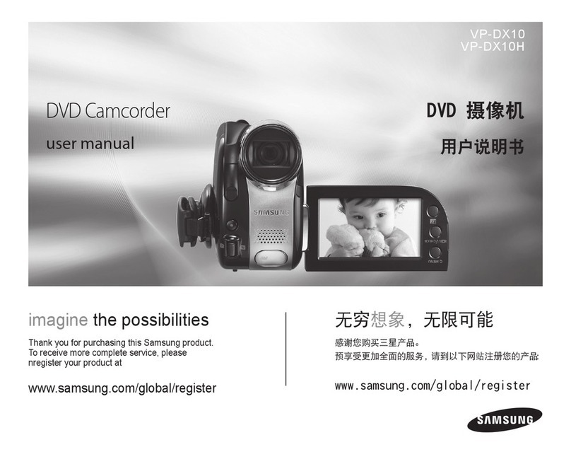 Samsung VP-DX10 User manual