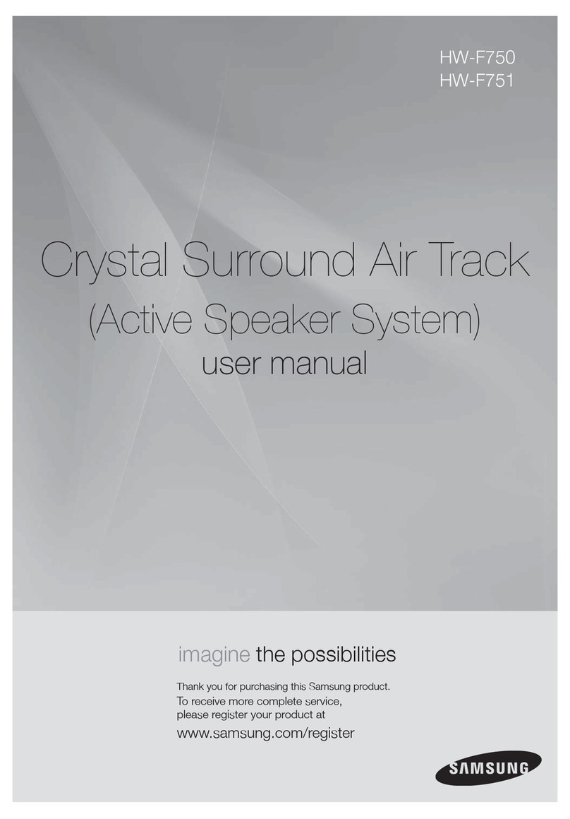 Samsung Crystal Surround Air Track HW-F750 user manual