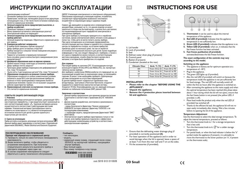 Whirlpool AFG 6212 B Instructions for use