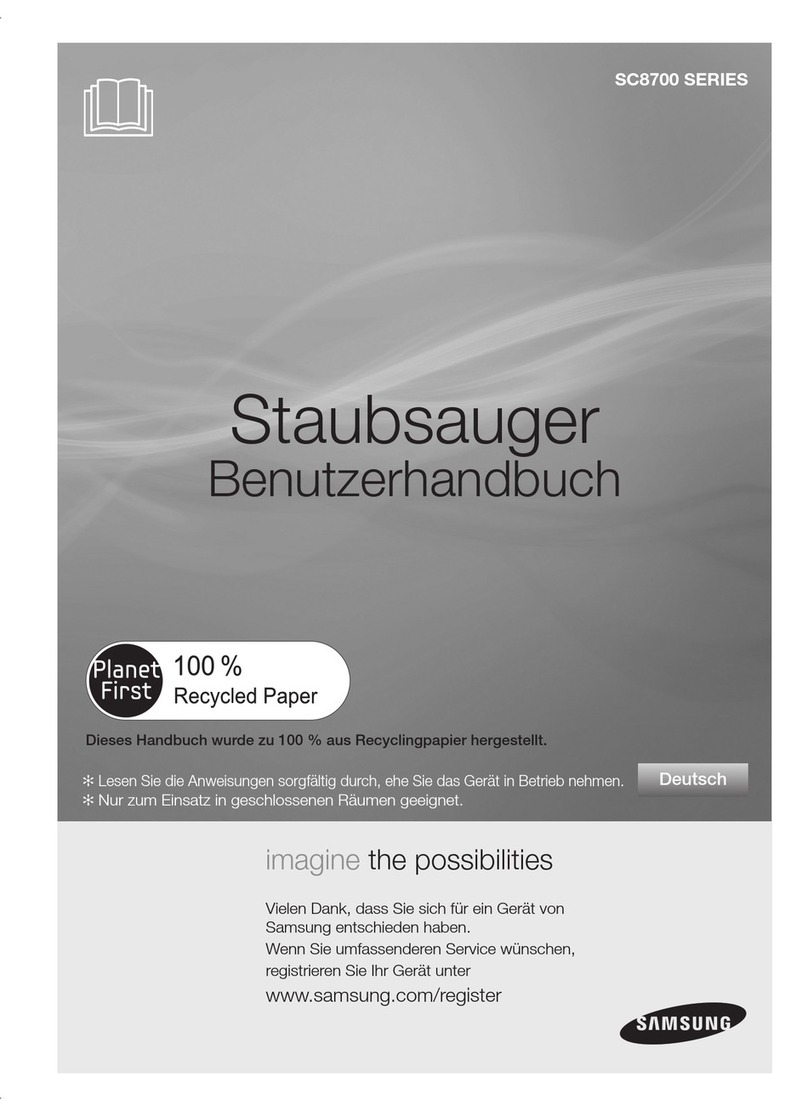 Samsung SC8700 SERIES User manual
