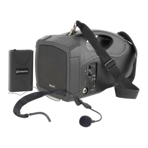 Adastra H25 User manual